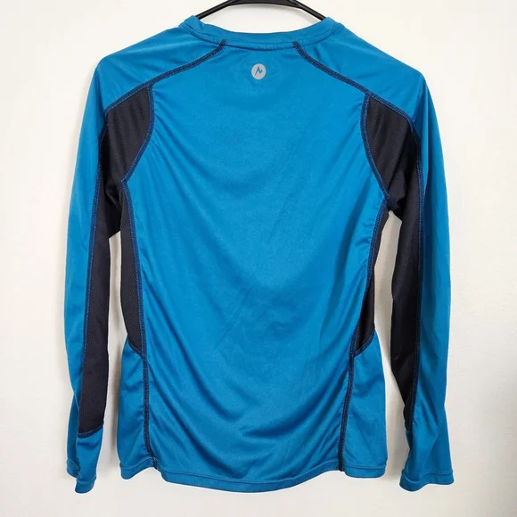 Marmot Youth Boys Long Sleeve Blue Water/Sun Shirt Size XL Outdoors Lake - Picture 2 of 8